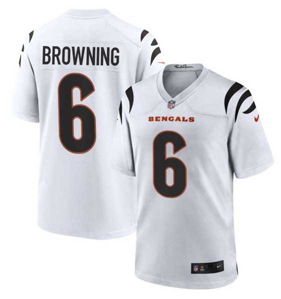 Men & Women & Youth Cincinnati Bengals #6 Jake Browning White Stitched Game Jersey,We sell and wholesale Men & Women & Youth Cincinnati Bengals #6 Jake Browning White Stitched Game Jersey on line form chian!